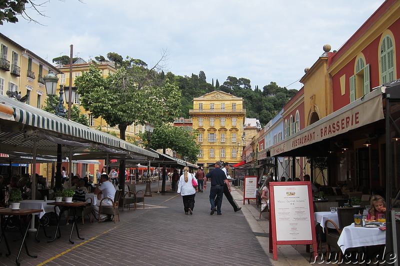 Cours Saleya in Nizza, Frankreich