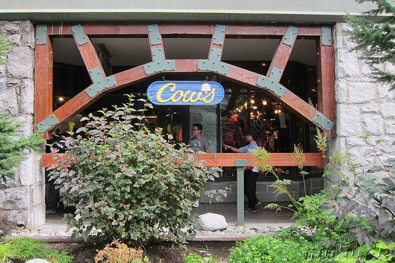 Cows Ice Cream in Whistler, Kanada