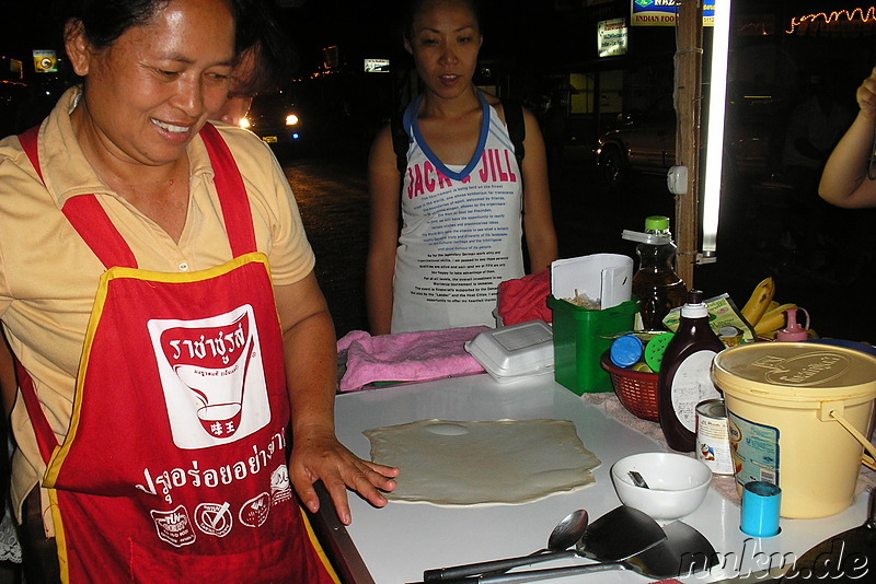 Crepes am Strassenrand zum Nachtisch