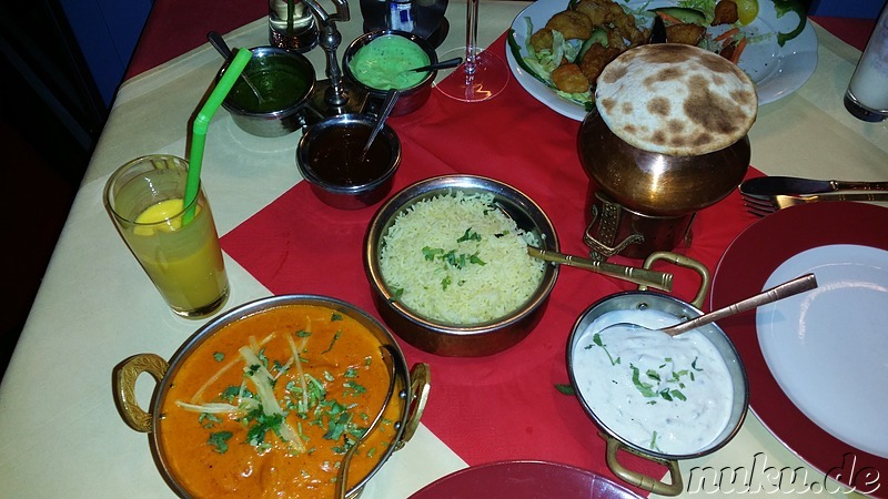 Curry und Biryani im indischen Restaurant Maharaja Palace in Nürnberg