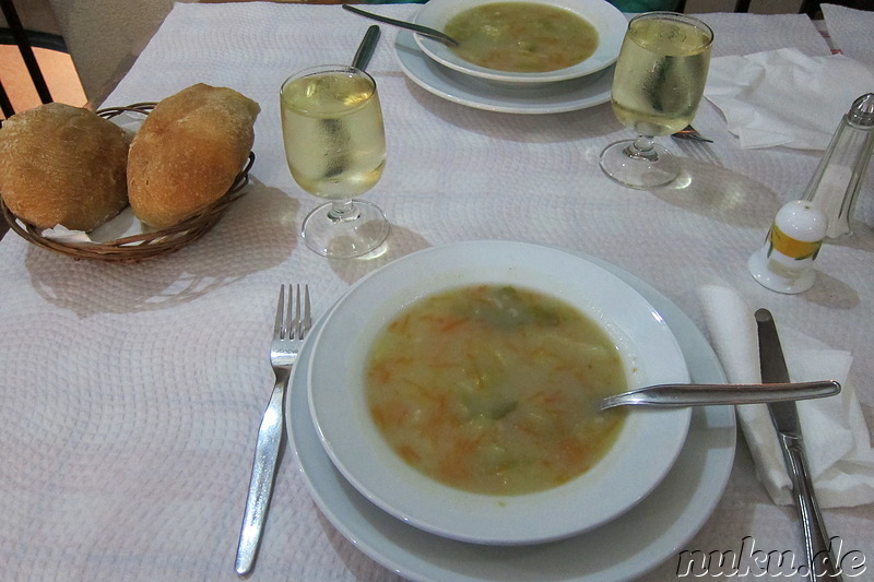 Das 4-Euro-Abendessen in Coimbra, Portugal