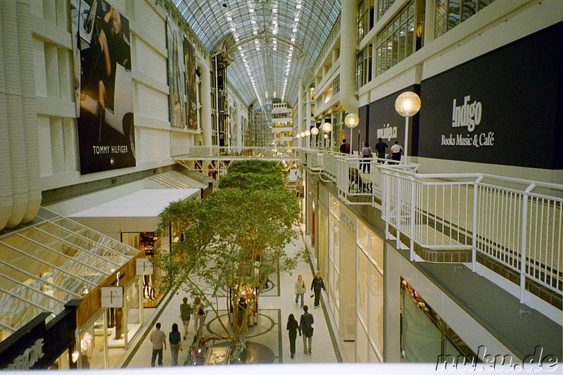 Das Eaton's Einkaufszentrum in Toronto, Kanada
