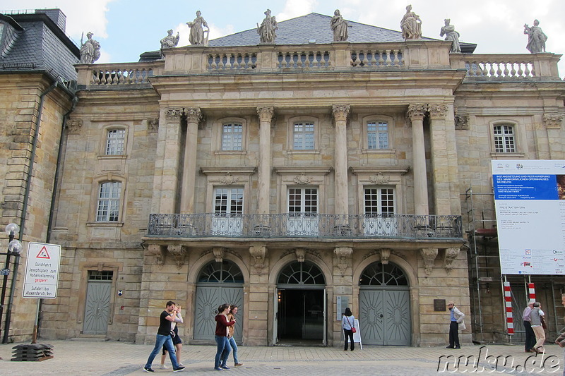 Das Opernhaus in Bayreuth, Bayern