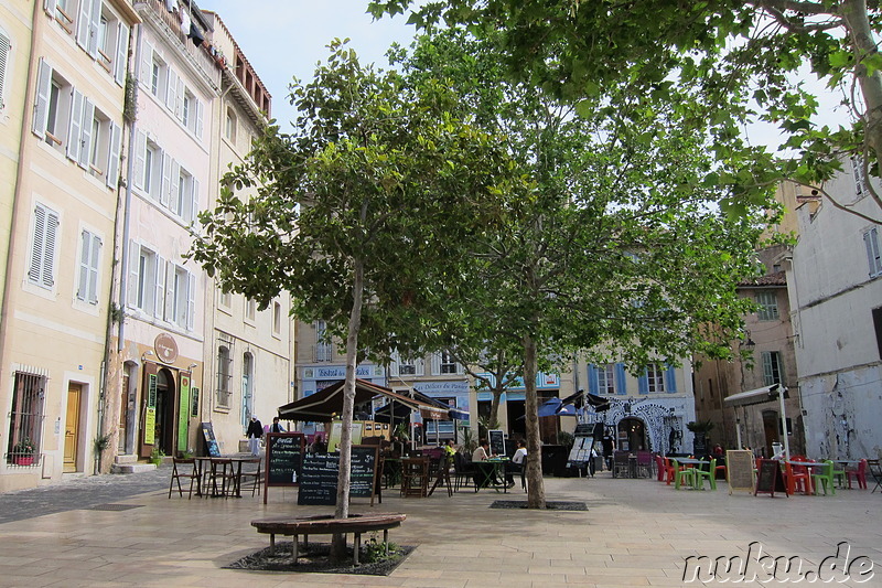 Das Stadtviertel Le Panier von Marseille, Frankreich