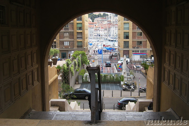 Das Stadtviertel Le Panier von Marseille, Frankreich