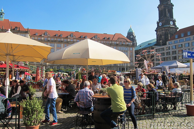 Der Altmarkt in Dresden