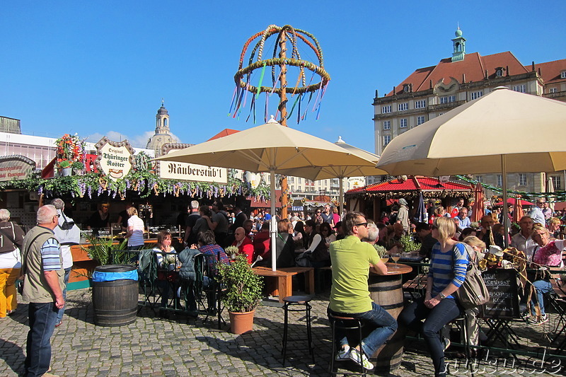 Der Altmarkt in Dresden