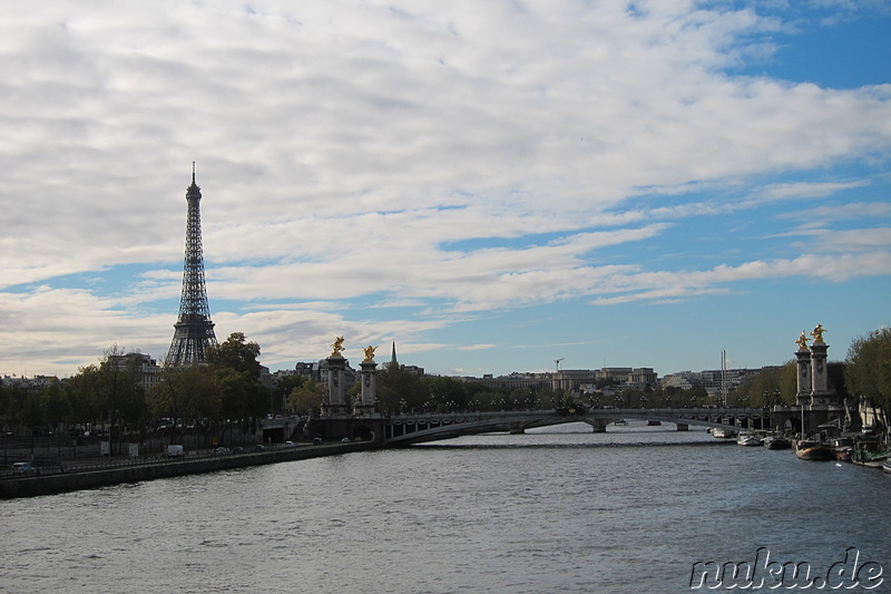 Der Eiffelturm in Paris, Frankreich