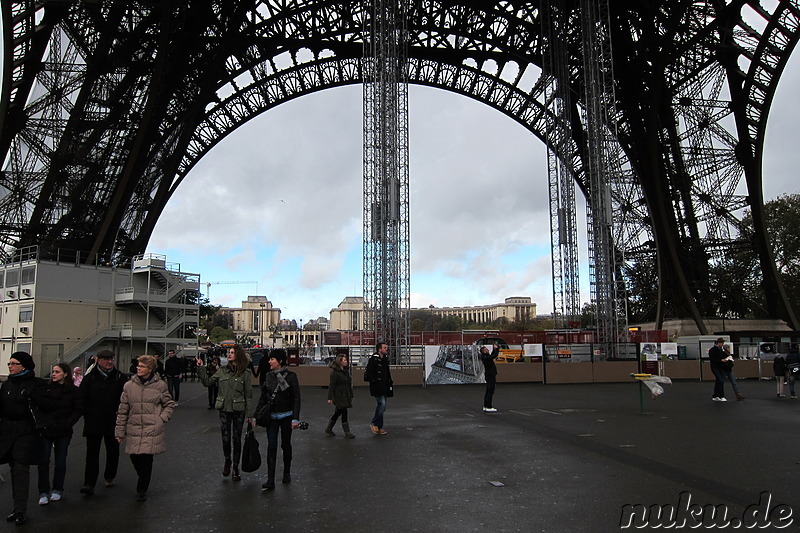 Der Eiffelturm in Paris, Frankreich