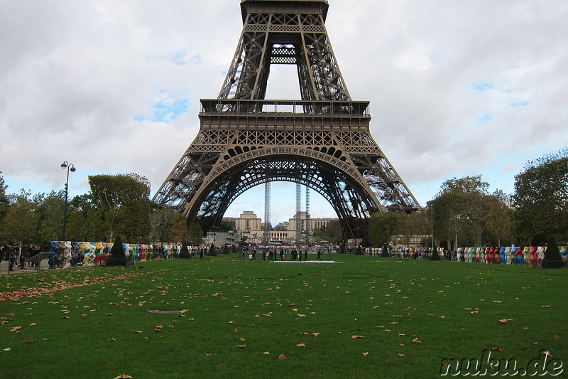 Der Eiffelturm in Paris, Frankreich