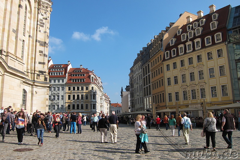 Der Neumarkt in Dresden