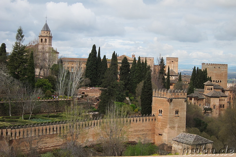 Die Alhambra in Granada, Spanien