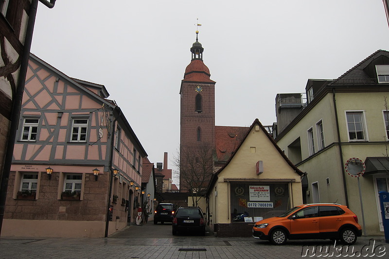 Die Altstadt von Zirndorf in Franken