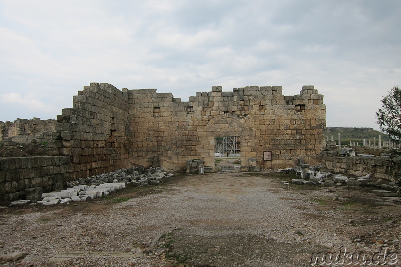 Die antike griechische Stadt Perge bei Antalya in der Türkei