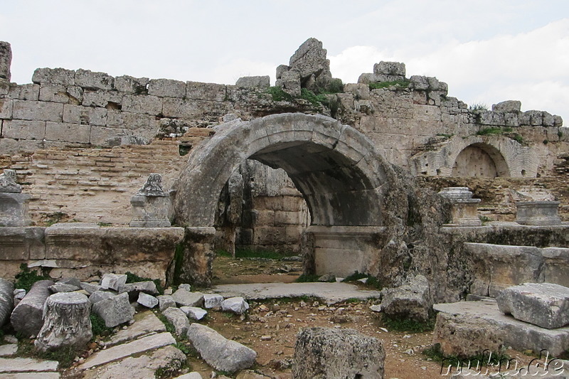 Die antike griechische Stadt Perge bei Antalya in der Türkei