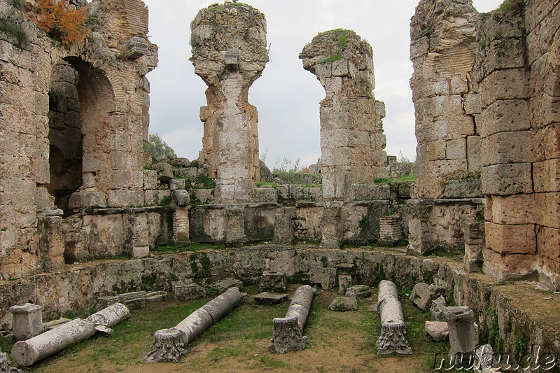 Die antike griechische Stadt Perge bei Antalya in der Türkei