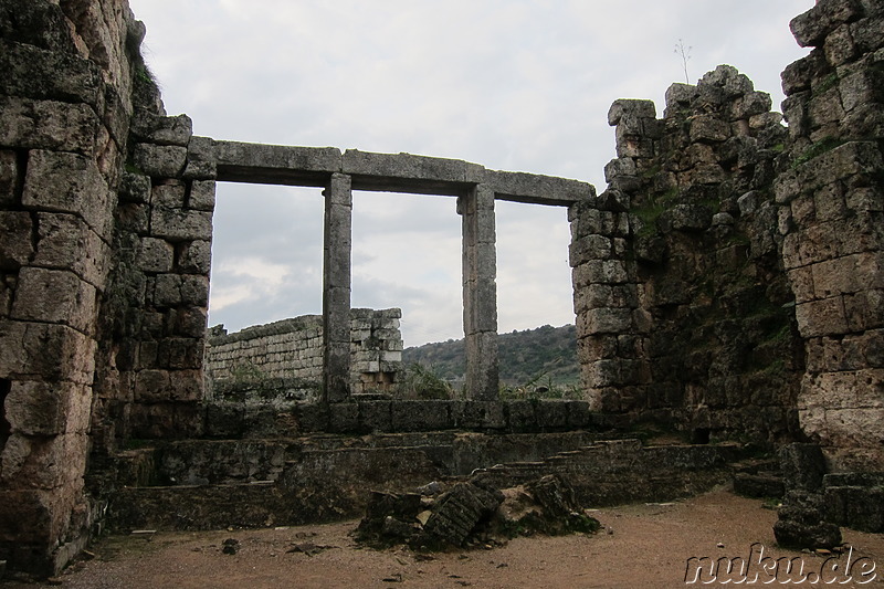 Die antike griechische Stadt Perge bei Antalya in der Türkei