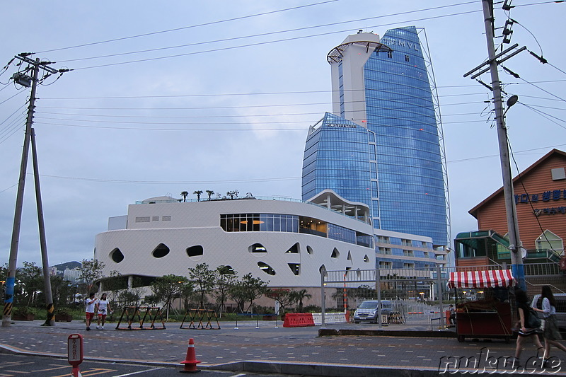 Die Expo-Stadt Yeosu in Jeollanam-Do, Korea