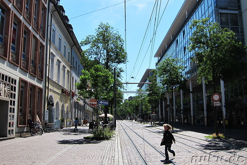 Die Freiburger Innenstadt