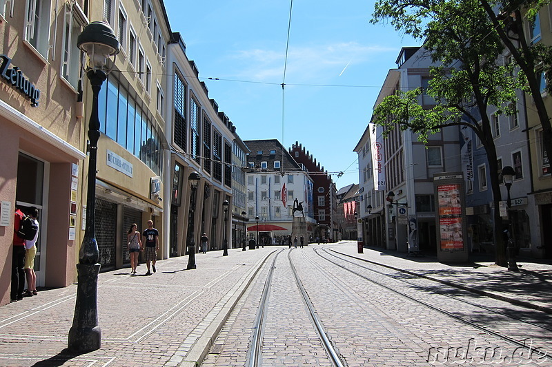 Die Freiburger Innenstadt