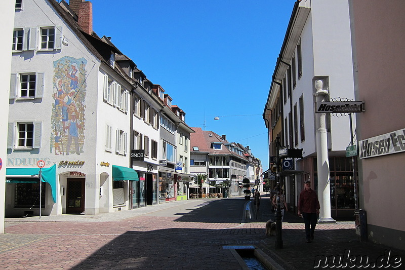 Die Freiburger Innenstadt