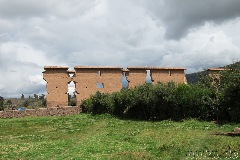 Die Inca-Befestigungsanlage von Raqchi, Peru