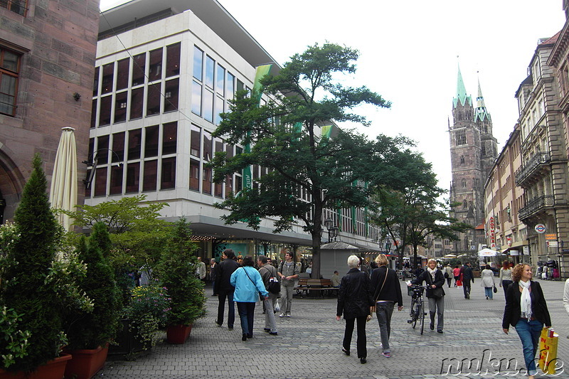 Die Lorenzer Altstadt von Nürnberg