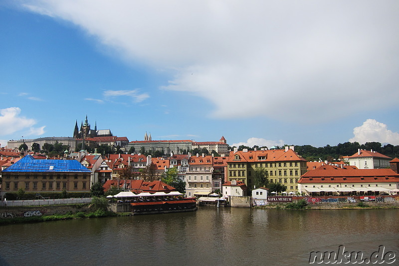 Die Moldau in Prag, Tschechien