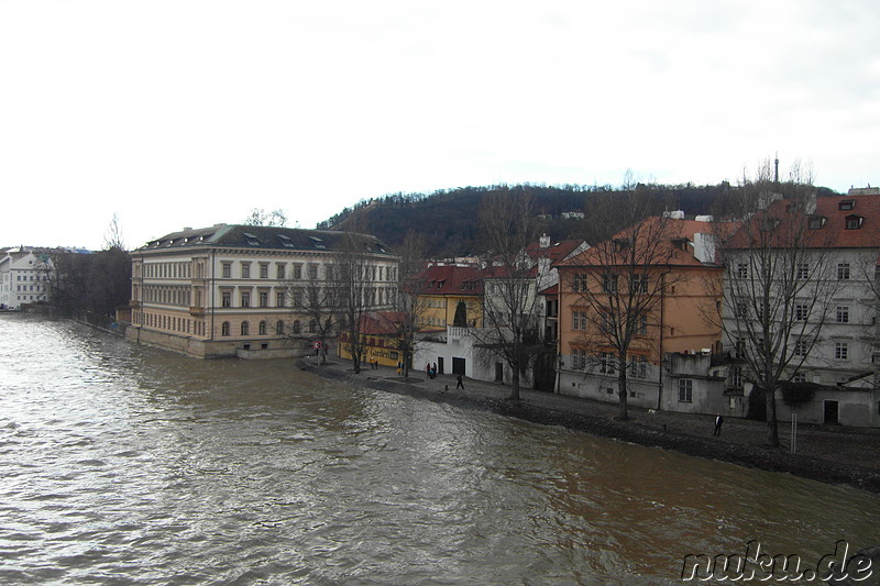 Die Moldau (Vltava) in Prag, Tschechien