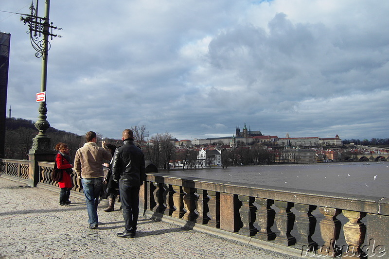 Die Moldau (Vltava) in Prag, Tschechien