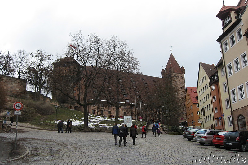 Die Nürnberger Kaiserburg in Nürnberg, Franken