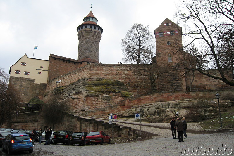 Die Nürnberger Kaiserburg in Nürnberg, Franken