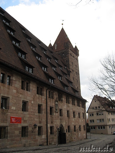 Die Nürnberger Kaiserburg in Nürnberg, Franken