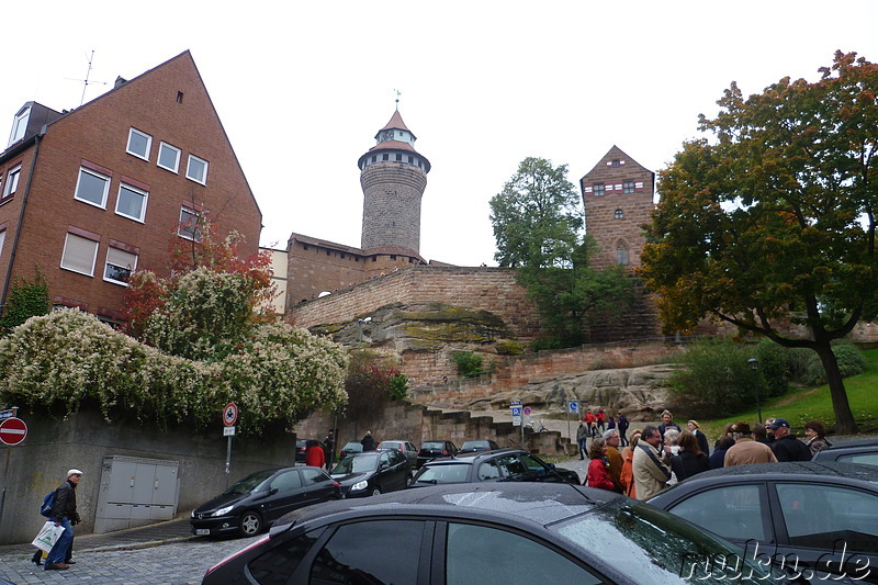 Die Nürnberger Kaiserburg in Nürnberg, Franken