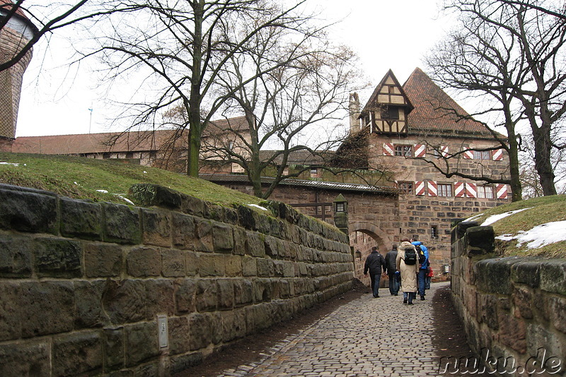 Die Nürnberger Kaiserburg in Nürnberg, Franken