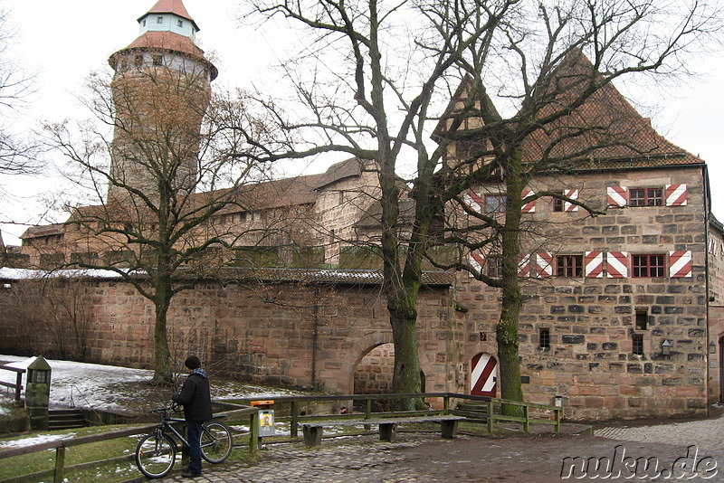 Die Nürnberger Kaiserburg in Nürnberg, Franken