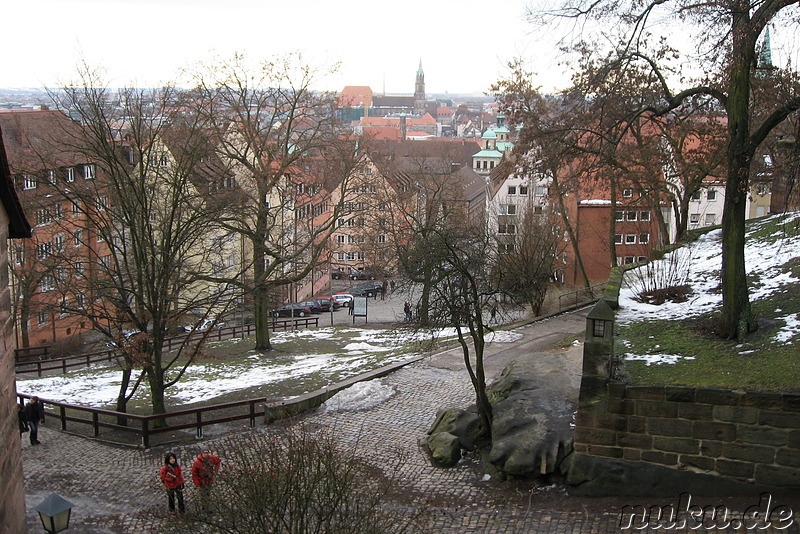 Die Nürnberger Kaiserburg in Nürnberg, Franken