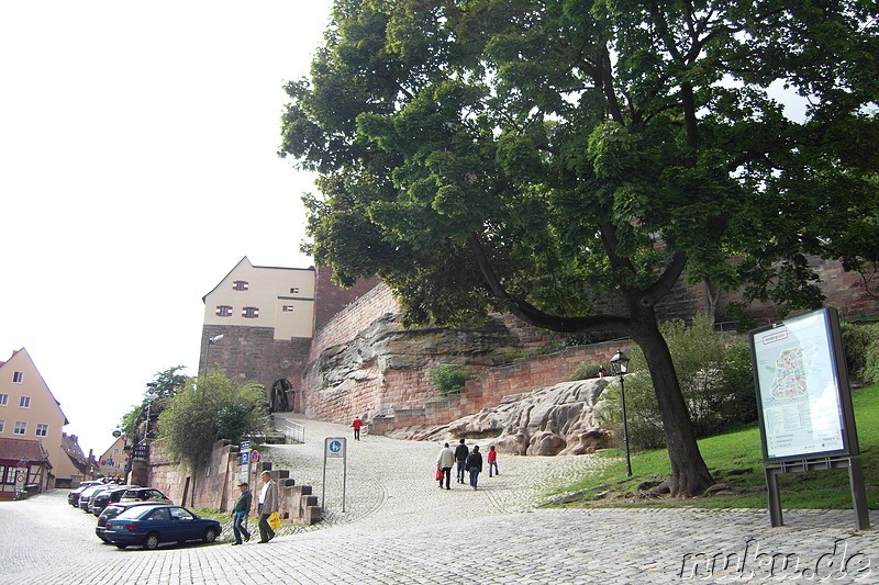 Die Nürnberger Kaiserburg in Nürnberg, Franken