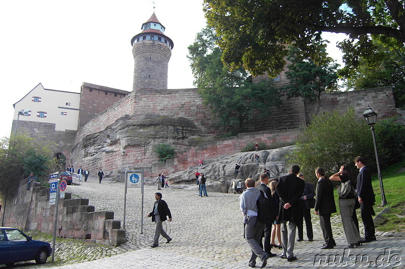 Die Nürnberger Kaiserburg in Nürnberg, Franken