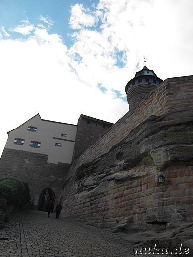 Die Nürnberger Kaiserburg in Nürnberg, Franken