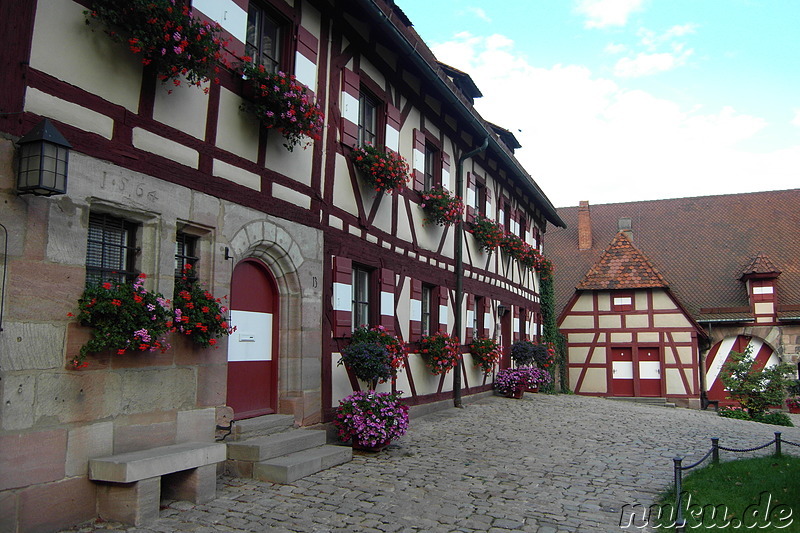 Die Nürnberger Kaiserburg in Nürnberg, Franken