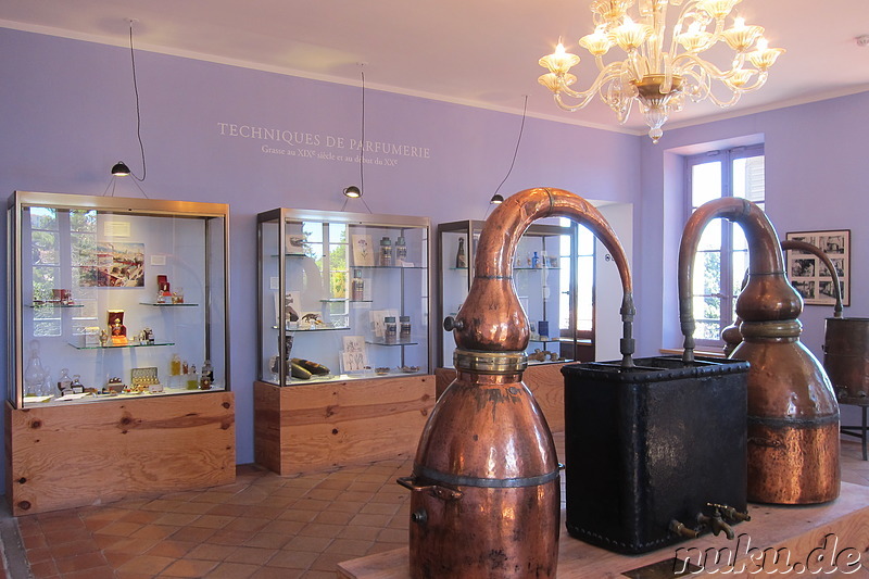 Die Parfümerie Fragonard in Grasse, Frankreich