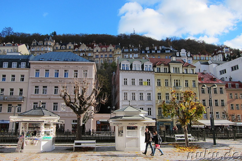 Die prachtvolle Altstadt von Karlsbad, Tschechien