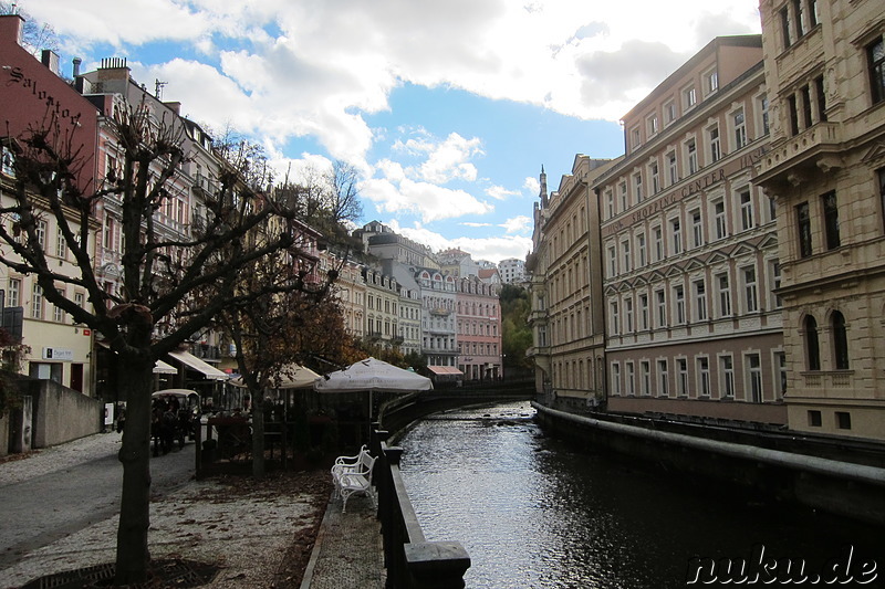 Die prachtvolle Altstadt von Karlsbad, Tschechien