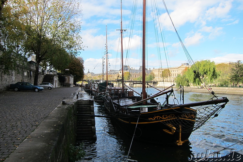 Die Seine in Paris, Frankreich