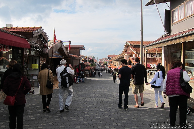 Die Stadt Side in der Türkei