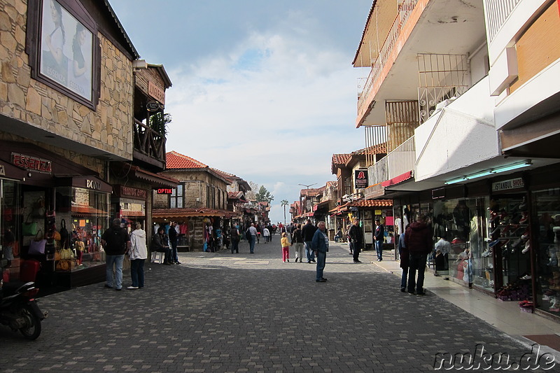 Die Stadt Side in der Türkei