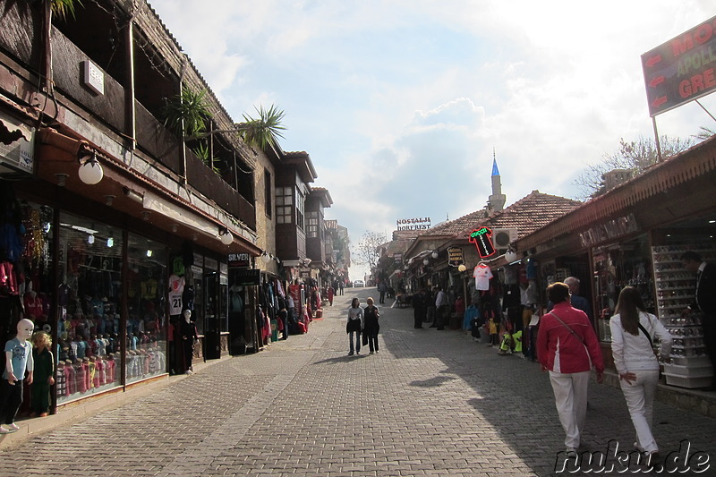 Die Stadt Side in der Türkei