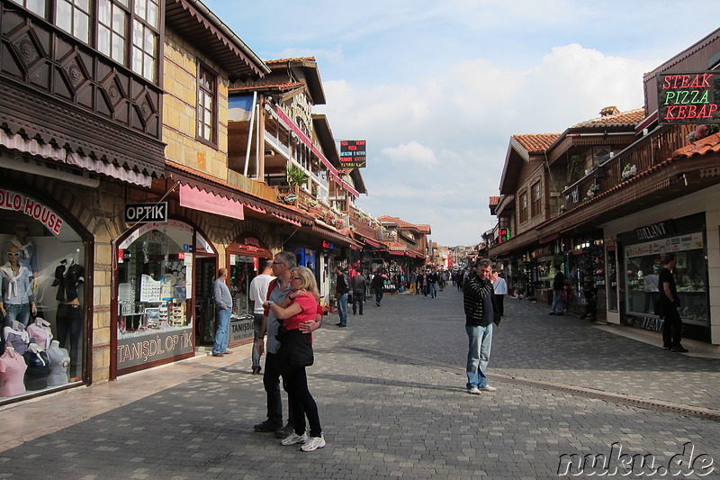 Die Stadt Side in der Türkei