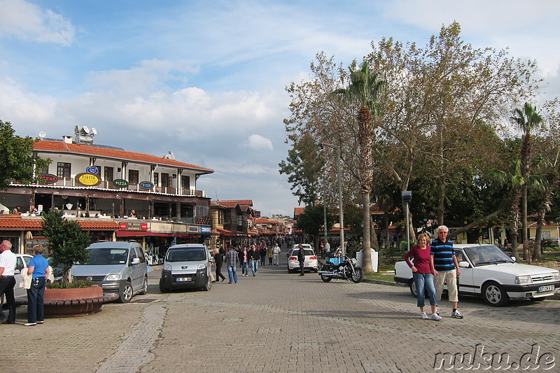 Die Stadt Side in der Türkei